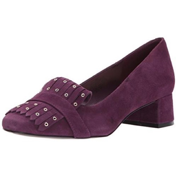 Nine West Shoes - Nine West Woodside Suede Heeled Loafers